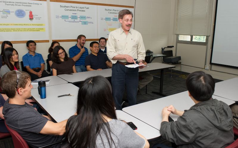 students in a classroom